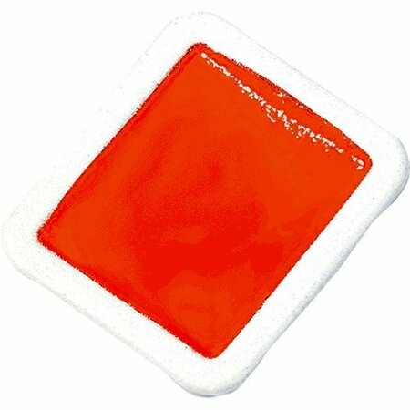 DIXON TICONDEROGA Watercolor Refills, Half-Pan, Semi-Moist, Red Orange, 12PK DIXX8010